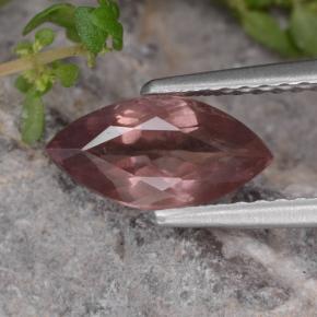 Granate malayo rosa natural de 1,27 ct, marquesa, VS