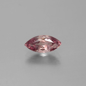 Granate malayo rosa natural de 0,97 ct, marquesa, VS