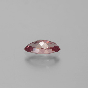 Granate malayo rosa natural de 0,97 ct, marquesa, VS