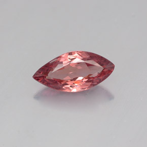 Granate malayo rosa natural de 1,17 ct, marquesa, VVS-VS
