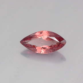 Granate malayo rosa natural de 1,17 ct, marquesa, VVS-VS