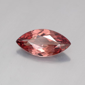 Granate malayo rosa natural de 1,74 ct, marquesa, VVS