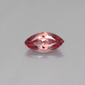 Granate malayo rosa natural de 0,61 ct, marquesa, VVS