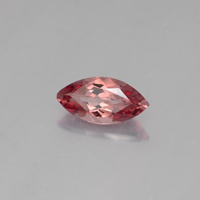 Granate malayo rosa natural de 0,61 ct, marquesa, VVS