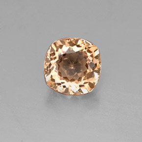 granate malayo Champán natural de 0.84 ct, Corte Cojín, VVS