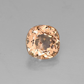 granate malayo Champán natural de 0.84 ct, Corte Cojín, VVS