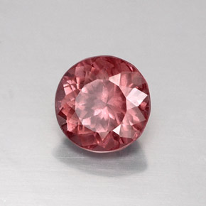 granate malayo Rosado natural de 1.41 ct, Corte Redondo, VVS-VS