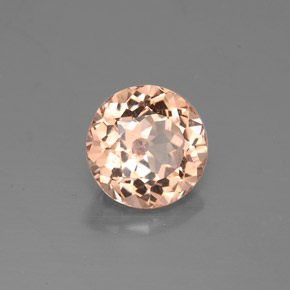 Granate malayo amarillo natural de 1,28 ct, corte redondo, VVS