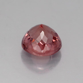 Granate malayo rosa natural de 1,65 ct, corte redondo, VVS-VS