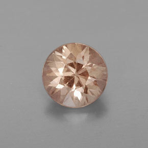 Granate malayo amarillo natural de 1,05 ct, corte redondo, VS