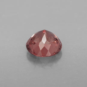 Granate malayo naranja natural de 1,35 ct, corte redondo, VVS-VS