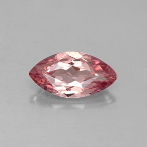 Granate malayo rosa natural de 0,98 ct, marquesa, VVS