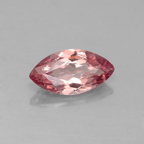 Granate malayo rosa natural de 0,98 ct, marquesa, VVS