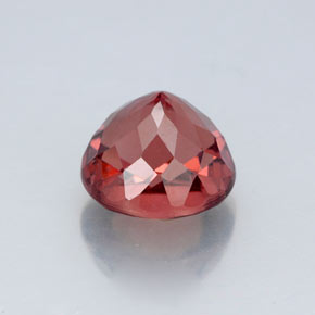 Granate malayo naranja natural de 3,33 ct, corte redondo, VS
