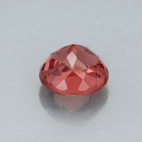 granate malayo Cuarzo Rosa natural de 2.78 ct, Corte Redondo, VVS-VS