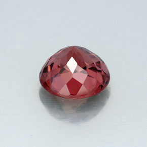 Granate malayo rosa natural de 2,68 ct, corte redondo, VVS-VS