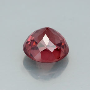 Granate malayo rosa natural de 3,24 ct, corte redondo, VVS-VS