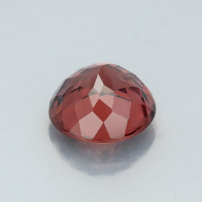 Granate malayo rosa natural de 3,54 ct, corte redondo, VS
