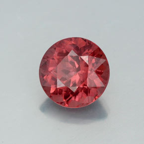 Granate malayo rosa natural de 2,65 ct, corte redondo, VS-SI