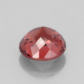 Granate malayo rosa natural de 3,21 ct, corte redondo, VS