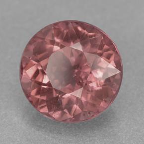 Granate malayo rosa natural de 2,95 ct, corte redondo, VS-SI
