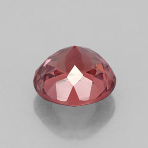 Granate malayo rosa natural de 3,14 ct, corte redondo, VS