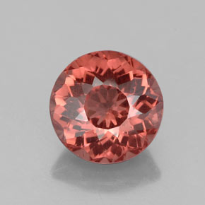 granate malayo Naranja natural de 2.53 ct, Corte Redondo, VS