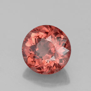 granate malayo Naranja natural de 2.53 ct, Corte Redondo, VS