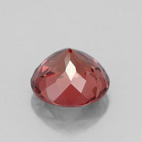 Granate malayo naranja natural de 2,63 ct, corte redondo, VVS
