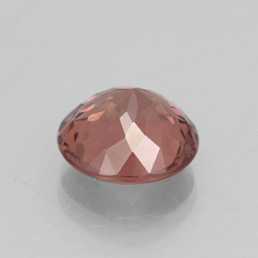 Granate malayo rosa natural de 2,37 ct, corte redondo, VS