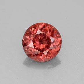 Granate malayo rosa natural de 2,24 ct, corte redondo, VS-SI