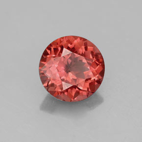 Granate malayo rosa natural de 2,24 ct, corte redondo, VS-SI