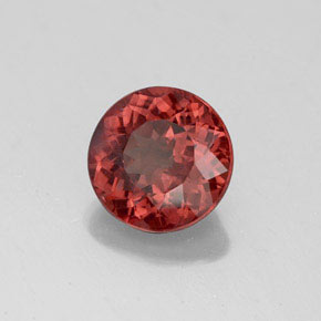 Granate malayo rosa natural de 2,40 ct, corte redondo, VVS