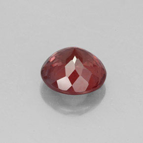 Granate malayo rosa natural de 2,40 ct, corte redondo, VVS