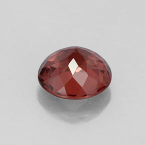 granate malayo Cuarzo Rosa natural de 3.18 ct, Corte Redondo, VVS