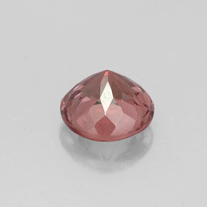 Granate malayo rosa natural de 2,30 ct, corte redondo, VVS-VS
