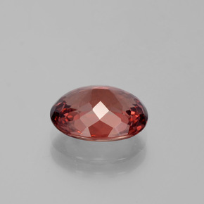 granate malayo Cuarzo Rosa natural de 3.22 ct, Corte Óvalo, VVS-VS