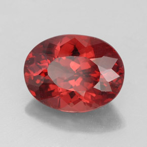 Granate malayo rosa natural de 3,56 ct, corte óvalo, VVS-VS