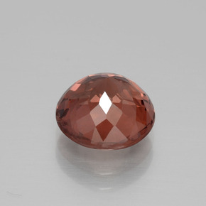 granate malayo Cuarzo Rosa natural de 4.26 ct, Corte Redondo, VS
