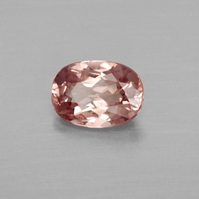 Granate malayo rosa natural de 1,03 ct, corte óvalo, VVS-VS