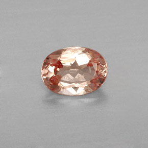 Granate malayo amarillo natural de 0,89 ct, corte óvalo, VS
