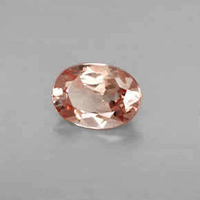 Granate malayo amarillo natural de 0,89 ct, corte óvalo, VS