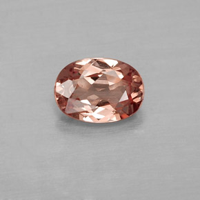 Granate malayo rosa natural de 0,85 ct, corte óvalo, VVS-VS