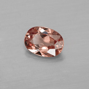Granate malayo rosa natural de 0,85 ct, corte óvalo, VVS-VS