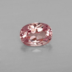 Granate malayo rosa natural de 1,04 ct, corte óvalo, VVS-VS