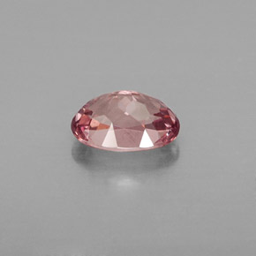 Granate malayo rosa natural de 1,02 ct, corte óvalo, VS