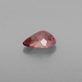 Granate malayo rosa natural de 0,79 ct, en forma de pera, VS