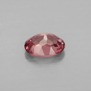 Granate malayo rosa natural de 1,03 ct, corte óvalo, VVS-VS
