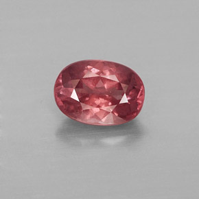 granate malayo Cuarzo Rosa natural de 1.13 ct, Corte Óvalo, VS