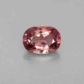 Granate malayo rosa natural de 1,05 ct, corte óvalo, VVS